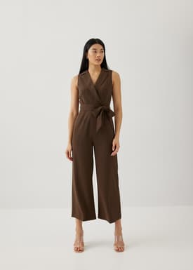 Dua Shoulder Padded Tailored Jumpsuit