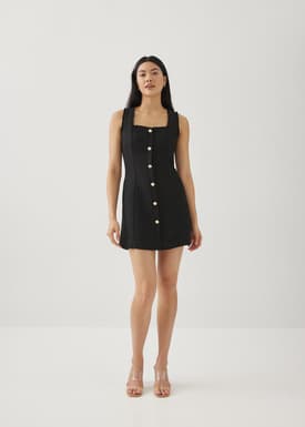 Letty Tweed Shift Mini Dress