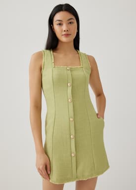 Letty Tweed Shift Mini Dress