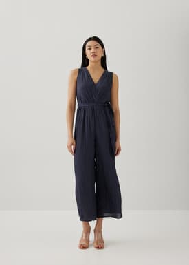Acacia Elastic Textured Jumpsuit