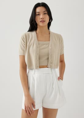 Rozette Tailored A-line Shorts