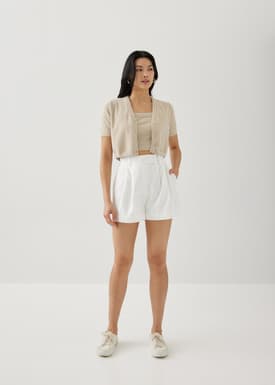 Rozette Tailored A-line Shorts