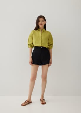 Rowanne Denim Tailored Cuff Shorts