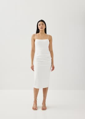 Mari Padded Low Back Dress
