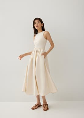 Quintessa Jersey FIt & Flare Midaxi Dress