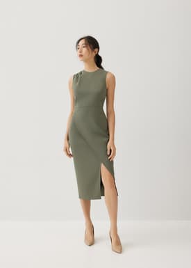 Sunniva Bodycon Wrap Dress