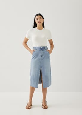 Geia Denim Midi Skirt