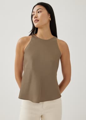 Sonnet Ribbon Tie Back Tank