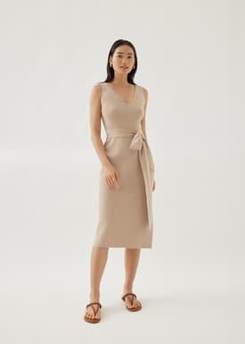 Malea Ribbed Knit Dress