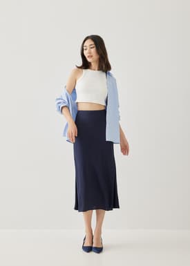 Madeline Flare Midi Skirt