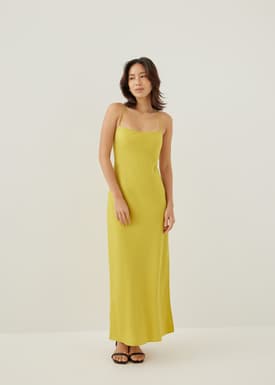 Lucita Padded Column Midaxi Dress
