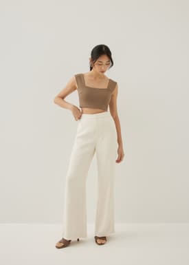 Emory Textured Flare Pants