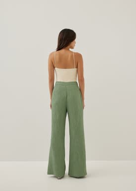 Emory Textured Flare Pants