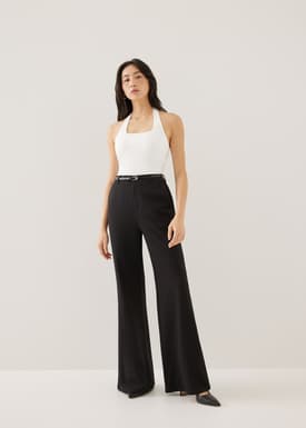 Zadie Padded Jersey Halter Top