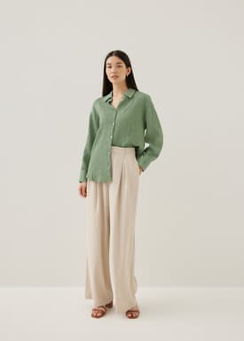 Goldie Textured Collared Shirt