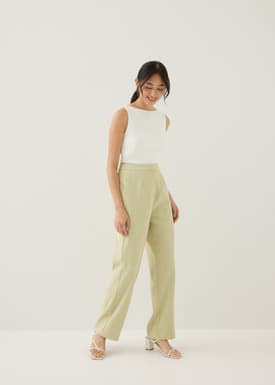 Mailea Boat Neck Crop Top