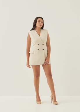 Emmett Shawl Collar Blazer Romper