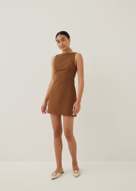 Joselle Jersey Shift Mini Dress