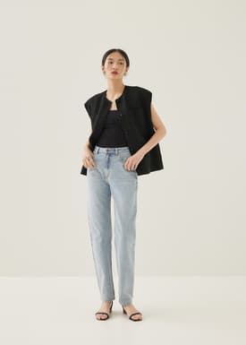 Kolin Relaxed Tweed Vest