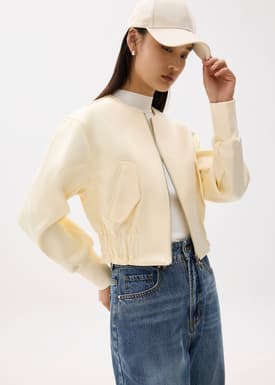 Rhoda Elastic Satin Jacket