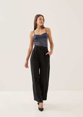 Gizela Padded V-neck Bustier Top