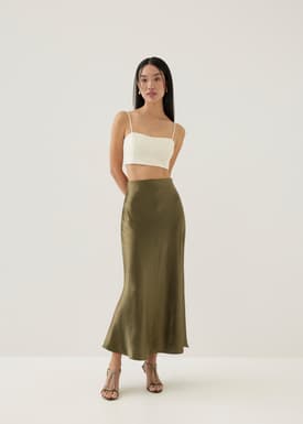 Cassia Organza Crop Camisole Top