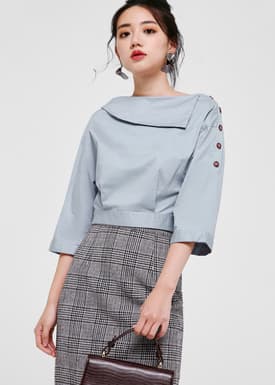 Retta Foldover Structured Top