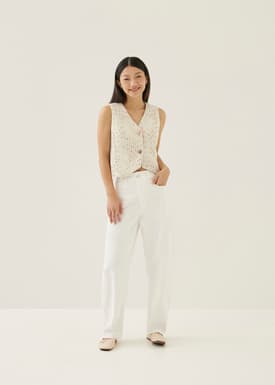 Hollie Tweed Tailored Vest