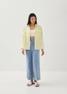 Mariah Striped Oversized Shirt