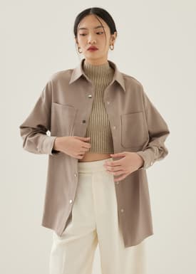 Ivara Oversized Collared Shirt