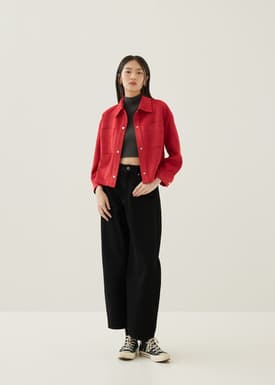 Atheena Relaxed Suede Jacket