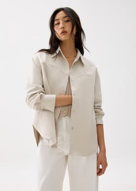 Oversized Collared Shirt