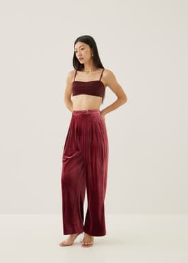 Padded Vegan Leather Bralette