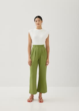 Violeta Cotton Kick Flare Pants