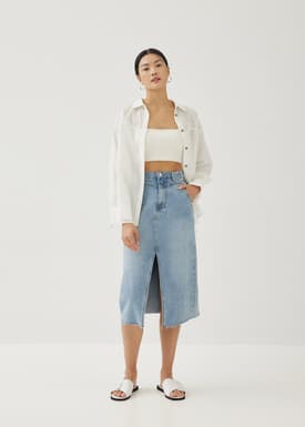 Bryony Textured Cotton Shirt