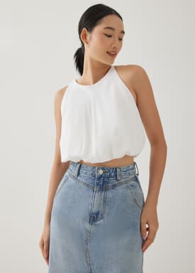 Chesca Cotton Crop Tank Top