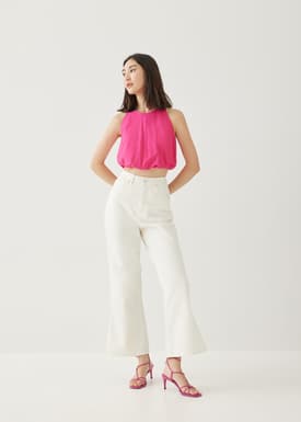 Chesca Cotton Crop Tank Top