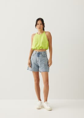 Chesca Cotton Crop Tank Top