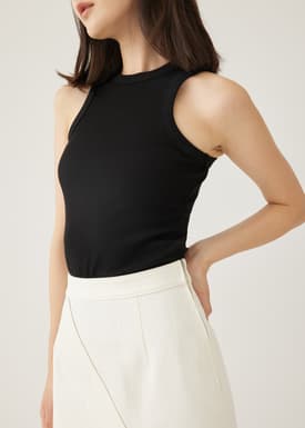 Kitty Denim Pencil Midi Skirt