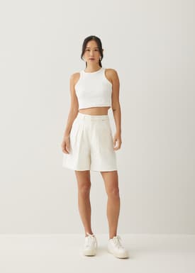 Trizie Denim A-line Shorts