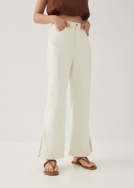Isha Denim Flare Pants