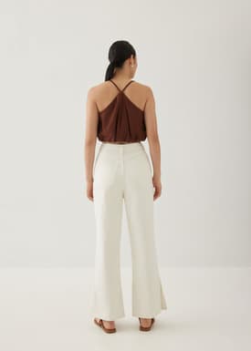 Isha Denim Flare Pants