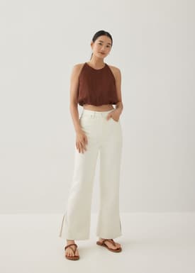 Isha Denim Flare Pants