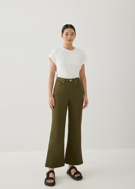 Isha Denim Flare Pants