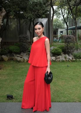 Wei Sunray Pleated Toga Top