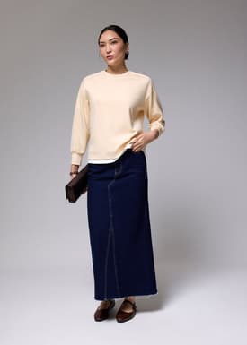 Relaxed Jersey Long Sleeve Top