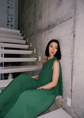 Wei Sunray Pleated Toga Top