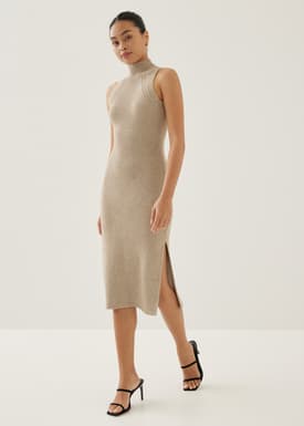 Katrin Turtleneck Midi Dress