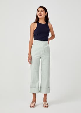 Alia Round Tank Top