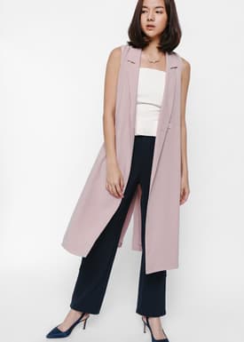 Visvya Long Line Vest
